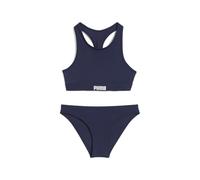 Ensemble bikini dos nageur PUMA Fille, Vêtements, Navy, 6 Y 6 Y