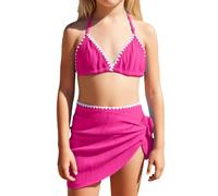Ensemble Bikini Fille, idéal pour Les goûters d'anniversaire à la Piscine/A