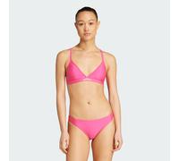Ensemble bikini triangle à bretelles 2 sens Shock Pink / White 38