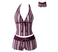 Ensemble bikini vintage 2 pièces Y2K Coquette Cutecore Grunge Polka, 26, M