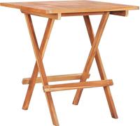 Vidaxl Ensemble De Bistro Pliable 3 Pcs Bois De Teck Solide