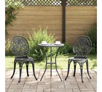 Ensemble bistro de jardin 3 pcs Aluminium Bistro d'Extérieur compact vidaXL vida