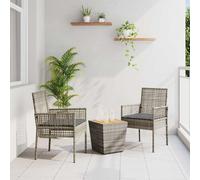 Ensemble bistro de jardin polyrotin Mobilier bistrot d'extérieur repas vidaXL vi