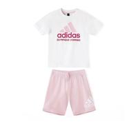 Ensemble Blanc/Rose Fille Adidas IQ4089 5-6 ans