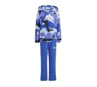 Ensemble sweatshirt à capuche et pantalon de survêtement enfant adidas Essentials Allover Printed Bleu 3/4 ans Unisex