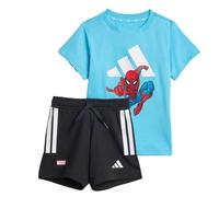 Ensemble t-shirt et short bébé adidas Marvel Spider-Man Bleu 0/3 mois Unisex