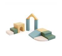 Ensemble blocs créatif vert - bleu - jaune
