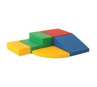 IGLU Soft Play - Lot 5 blocs mousse Corner Climber - Motricité bébé - Multicolore