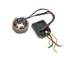 Ensemble bobine de stator et panneau de commande pour réparation de meuleuse, pièce de rechange d ' enroulement en cuivre avec câblage, ensemble de guides de vérification de taille 07584
