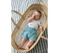 Petit Béguin - Ensemble Body bébé et Short en Gaze de Coton Toucana