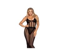 Ensemble Body & Jupe 86967 Résille Noir