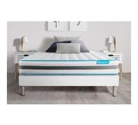 Ensemble BODYZONE 140x190 Ressorts ensaches 3 zones Ultra epaisseur