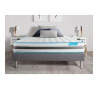 Ensemble BODYZONE 140x200 Ressorts ensaches 3 zones Ultra epaisseur