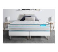 Ensemble BODYZONE+ 180x200 Ressorts ensaches, visco 5 zones Ultra epaisseur