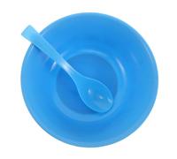 Ensemble Bol et Cuillère de Prison en Plastique Bleu pour Détenus