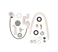 Ensemble bonde/trop-Plein et Bec de Baignoire Villeroy & Boch, Garniture de vidage et de trop-Plein avec Fonction de Remplissage pour baignoires, Accessoires de Salle de Bains, 200 x 465 x 130 mm