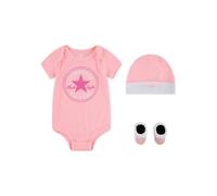 Converse Ensemble bébé Classic Body, bonnet et chaussons Rose 6-12 mois Filles
