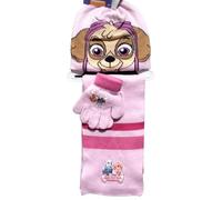 Ensemble bonnet écharpe et gant Pat Patrouille - Rose - Enfant - Mixte Junior