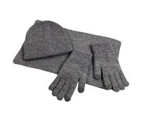 Ensemble Bonnet Echarpe Gant Femme - Ensemble Écharpe Bonnet et Doux pour Hiver Confortable Unisexe Accessoires Chauds