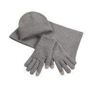 Ensemble Bonnet Echarpe Gant Femme - Ensemble Écharpe Bonnet et Doux pour Hiver Confortable Unisexe Accessoires Chauds