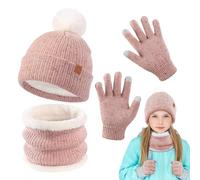 Ensemble bonnet, écharpe, gants pour , bonnet tricoté d'hiver, écharpe, gants pour températures froides - Accessoires pour les aventures de course à pied, les activités, le ski, la