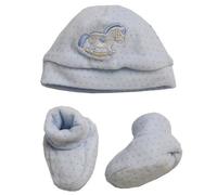Ensemble Bonnet Et Chaussons Ellepi Baby Blue Pony 3-6 Mois Multicolore