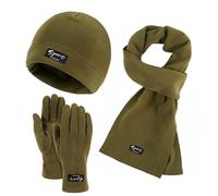 Ensemble bonnet et écharpe d'hiver pour femme - Ensemble bonnet d'hiver pour temps froid : bonnet tricoté thermique chaud en polaire douce cache-cou élastique 3 pièces pour sports de plein air