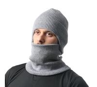 Ensemble Bonnet Et Écharpe en Tricot Unisexe pour Adolescents Adultes Pull en Fibre Acrylique Écharpe De Cou pour Temps Froid Accessoires d'hiver Essentiels