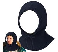 Ensemble Bonnet et Gants - Cache-Cou Chaud Tricoté | Bonnet Écharpe À Capuche,pour Adultes Voyageurs Étudiants Passionnés De Plein Air Voyage Randonnée Ski Camping Course Cyclisme