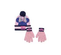 Ensemble bonnet et gants - CERDA - Minnie Mouse - Rose - 2 pièces - Matière douce 4-8 ans
