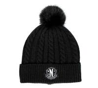 Ensemble bonnet et gants Cerda Wednesday Noir TU