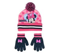 Ensemble bonnet et gants enfant Cerda Disney Minnie Rose TU