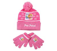 Ensemble Bonnet Et Gants Fille Paw Patrol - Rose - 2 À 6 Ans