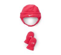 Ensemble bonnet et moufles Nike pour bébé (12 - 24 mois) Racer Pink ONE SIZE