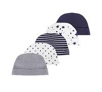 Ensemble bonnet et moufles pour bébé nouveau-né - 5 bonnets et 5 paires de moufles à gratter pour bébé garçon et fille de 0 à 6 mois 100 % coton - - taille unique