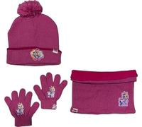Ensemble Bonnet Gants cache cou Disney (snood ou tour de cou double a l'interieur)