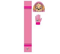 Ensemble Bonnet Gants Echarpe Pat Patrouille - Rose - Enfant - Fille - 100% acrylique Junior
