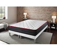 Ensemble BOOST 180 x 200 cm - 26cm - Ressorts ensachs et mmoire de forme - Enveloppant - Soutien Equilibr