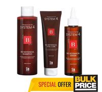 Ensemble botanique bio sérum + shampoing + revitalisant soutien à la perte de...