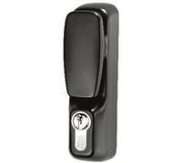 Ensemble bouton cylindre grand modèle antivandalisme - Noir - 94012005T