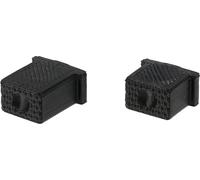 Ensemble : Bouton pour klaxon et appel de phare 3D, noir, double interrupteur - pour S51, S70, SR50, SR80 - MZ ETZ