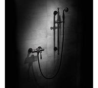 Ensemble Britanniques en cuivre rétro Noir européen Système Douche à Main de Poche