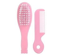 Ensemble brosse à cheveux doux et peigne à poils fins, brosse à cheveux pour bébé, brosse de massage pour le corps infantile, brosse de bain apaisante, équipement de voyage