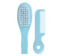 Ensemble brosse à cheveux doux et peigne à poils fins, brosse à cheveux pour bébé, brosse de massage pour le corps infantile, brosse de bain apaisante, équipement de voyage