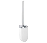 Ensemble brosse Elegance de Keuco avec brosse et insert en plastique opaque chromé