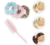 Ensemble Brosse et 3 Chouchous pour poupée ma Corolle Rose G