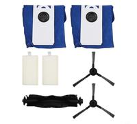 Ensemble brosse et filtre de rechange avec sacs à poussière pour bObsweep pour Dustin Orb i Ultra Vision RC400 pour un nettoyage en profondeur du sol (A)