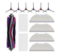 Ensemble brosse principale, brosse latérale, filtre HEPA et serpillière, compatible avec Eureka E10, accessoires pour aspirateur robot parties