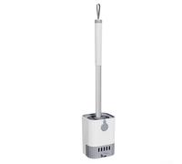 Ensemble brosse WC avec poignée en alliage d'aluminium et support en acier inoxydable pour un entretien fiable de la cuvette de toilette