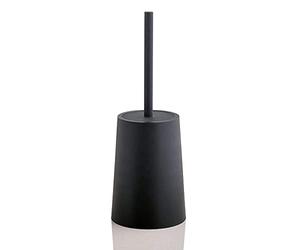 Ensemble brosse WC et support, brosse de nettoyage en profondeur avec poils doux denses, longue poignée anti-éclaboussures, base fermée robuste, anti-basculement, nettoyant moderne pour salle de bain
